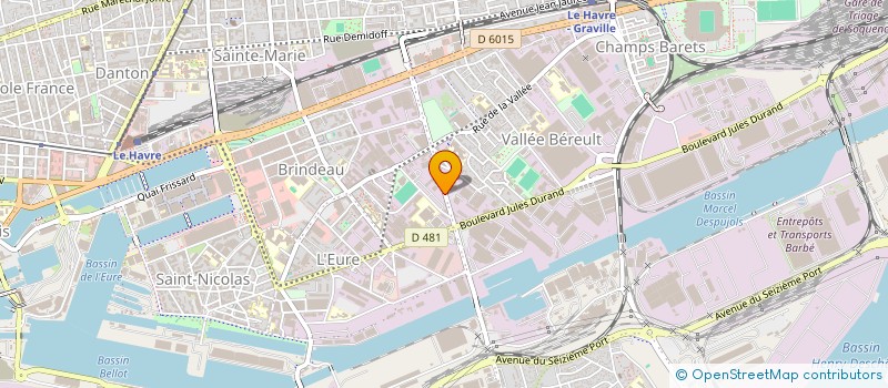 localisation de l'entreprise MONSIEUR BOCAR M'BERI  LE HAVRE