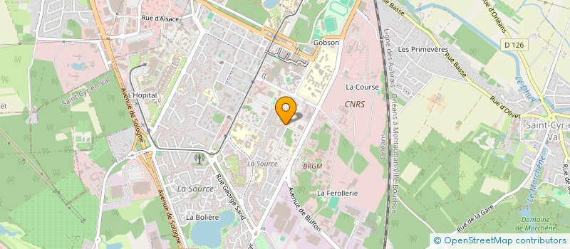 localisation de l'entreprise MONSIEUR BOCAR SARR  ORLEANS