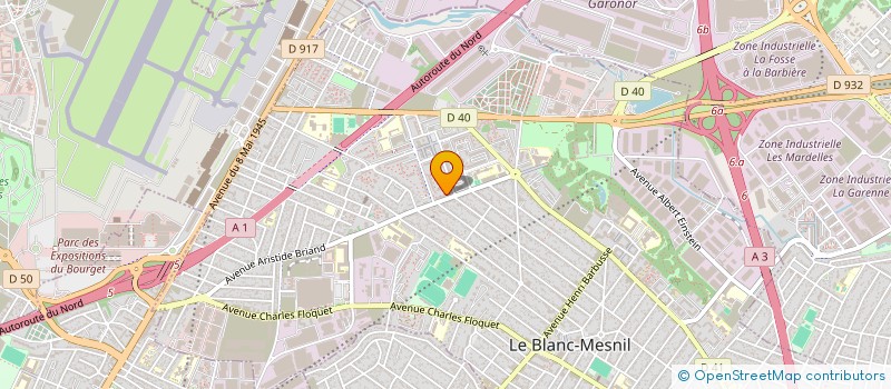 localisation de l'entreprise MONSIEUR BOCAR SOW  LE BLANC-MESNIL