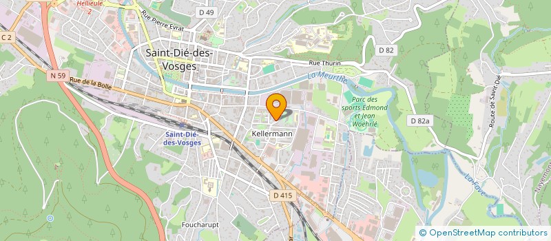 localisation de l'entreprise MONSIEUR BOCAR SY à SAINT-DIE-DES-VOSGES