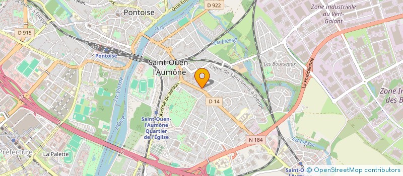 localisation de l'entreprise MONSIEUR BOCAR-THIMBO SOW à SAINT-OUEN-L'AUMONE