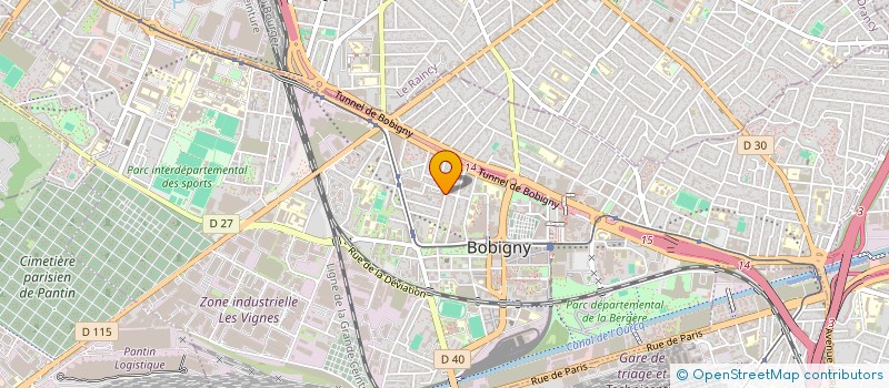 localisation de l'entreprise MONSIEUR BOCAR TRAORE  BOBIGNY