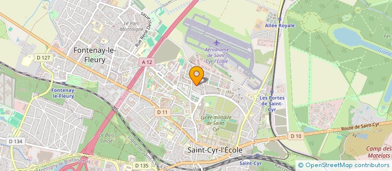 localisation de l'entreprise MONSIEUR BODEMAHUSSE HOUSSOU  SAINT-CYR-L'ECOLE