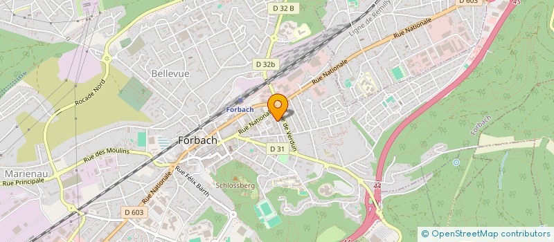 localisation de l'entreprise MONSIEUR BODO LEYES à FORBACH