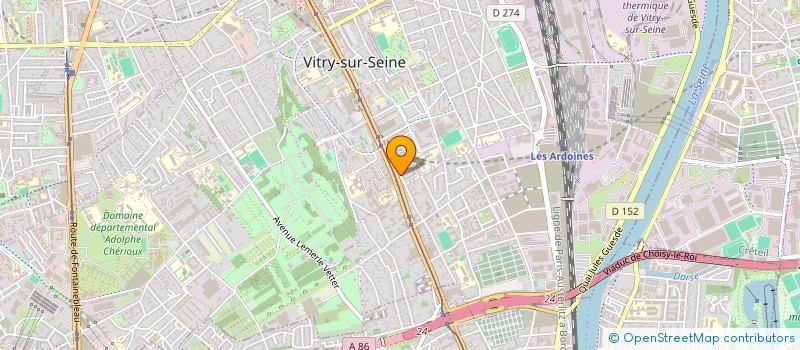 localisation de l'entreprise MONSIEUR BODO MBUMBA  VITRY-SUR-SEINE