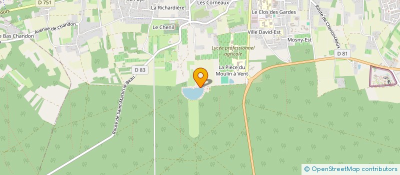 localisation de l'entreprise MONSIEUR BODVAEL MAZIERE  AMBOISE