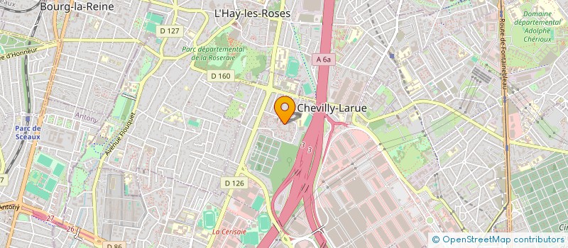 localisation de l'entreprise MONSIEUR BOEVI LAWSON  CHEVILLY-LARUE