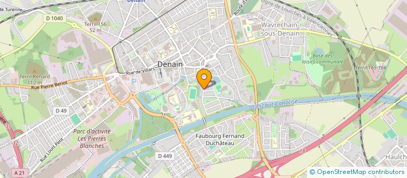 localisation de l'entreprise MONSIEUR BOGDAN-ADRIAN OPREA  DENAIN