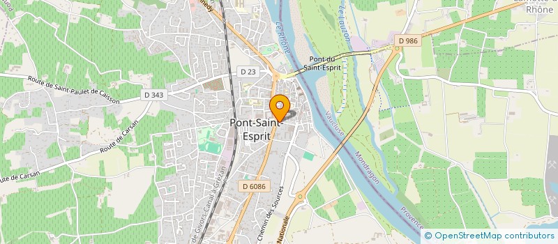 localisation de l'entreprise MONSIEUR BOGDAN-ALEXANDRU COMARNESCU  PONT-SAINT-ESPRIT