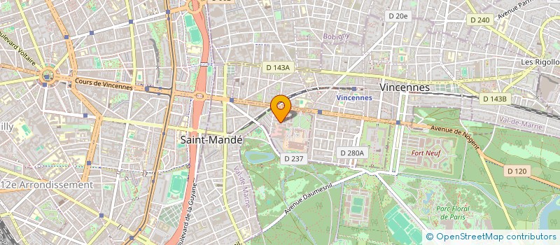 localisation de l'entreprise MONSIEUR BOGDAN BELEVITSKIY à SAINT-MANDE