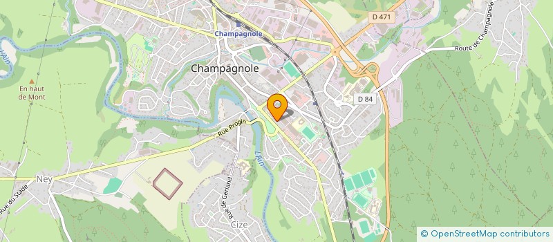 localisation de l'entreprise MONSIEUR BOGDAN BOERESCU  CHAMPAGNOLE