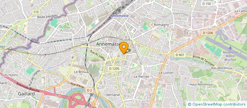 localisation de l'entreprise MONSIEUR BOGDAN DIZHEVSKII à ANNEMASSE
