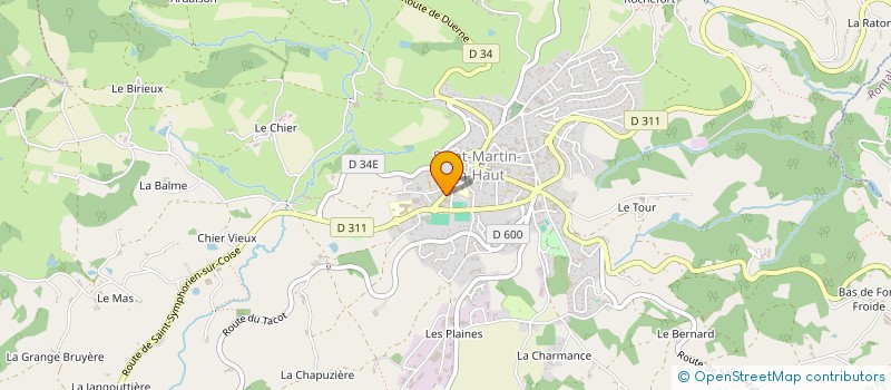 localisation de l'entreprise MONSIEUR BOGDAN MOISA  SAINT-MARTIN-EN-HAUT