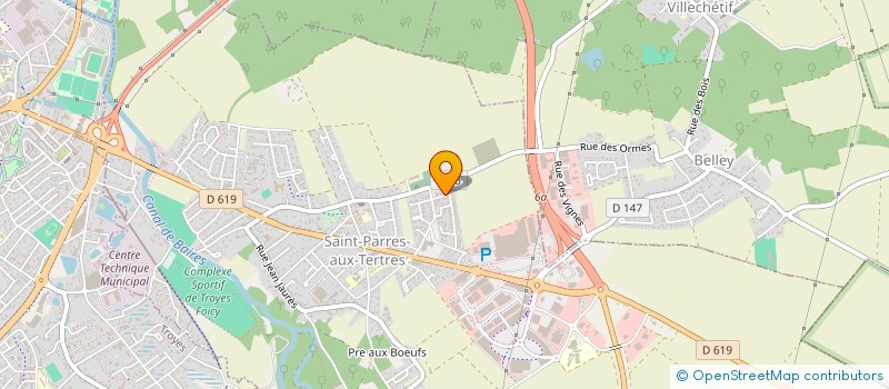 localisation de l'entreprise MONSIEUR BOGDAN POPESCU  SAINT-PARRES-AUX-TERTRES