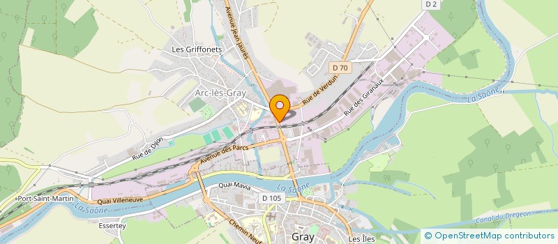 localisation de l'entreprise MONSIEUR BOGDAN SIMIC  ARC-LES-GRAY