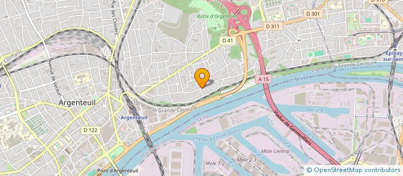 localisation de l'entreprise MONSIEUR BOGDEN TRUTA  ARGENTEUIL