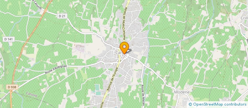 localisation de l'entreprise MONSIEUR BOGIDAR VERMAND  CAROMB
