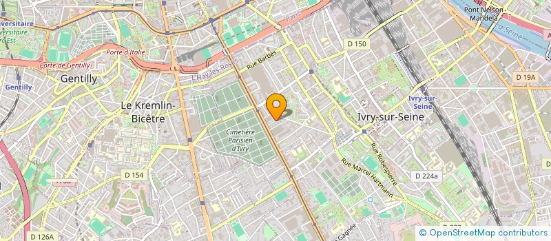 localisation de l'entreprise MONSIEUR BOGOMIL TODOROV  IVRY-SUR-SEINE