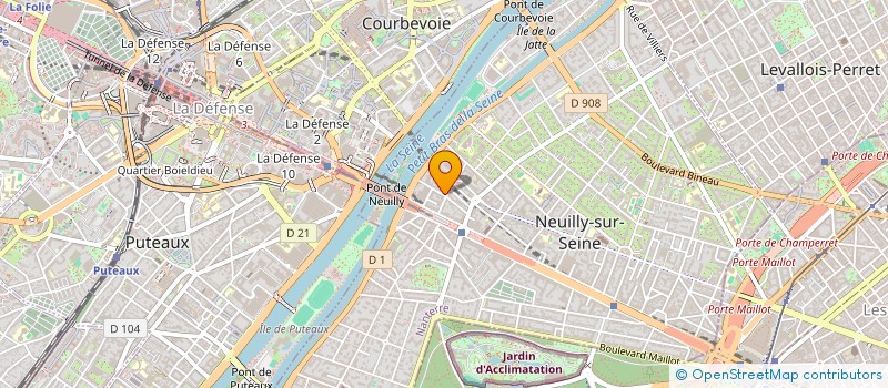 localisation de l'entreprise MONSIEUR BOGUSLAWSKI LECH à NEUILLY-SUR-SEINE