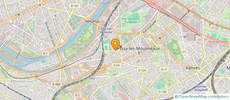 localisation de l'entreprise MONSIEUR BOHDAN BERNATSKY à ISSY-LES-MOULINEAUX