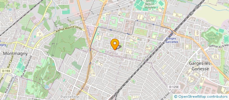 localisation de l'entreprise MONSIEUR BOHDAN HURYN  SARCELLES