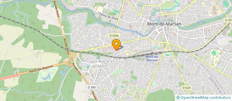 localisation de l'entreprise MONSIEUR BOHDAN SHTEPULA  MONT-DE-MARSAN