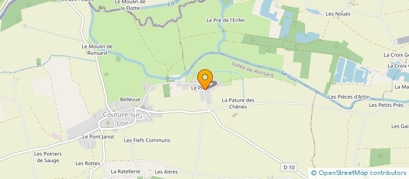 localisation de l'entreprise MONSIEUR BOHEMOND TESSIER à VALLEE-DE-RONSARD