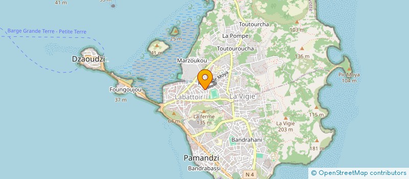 localisation de l'entreprise MONSIEUR BOINA ASSANI à PAMANDZI
