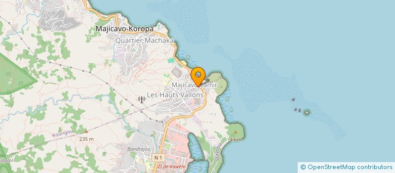 localisation de l'entreprise MONSIEUR BOINAID SALIMOU à MAMOUDZOU