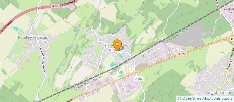 localisation de l'entreprise MONSIEUR BOINAIDI SOULA  DANNEMARIE-SUR-CRETE