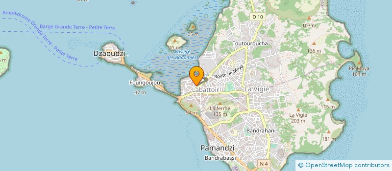 localisation de l'entreprise MONSIEUR BOINARIZIKI SAID SALIM à DZAOUDZI