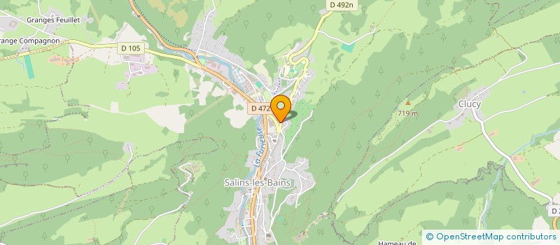 localisation de l'entreprise MONSIEUR BOITOUZET BOITOUZET  SALINS-LES-BAINS