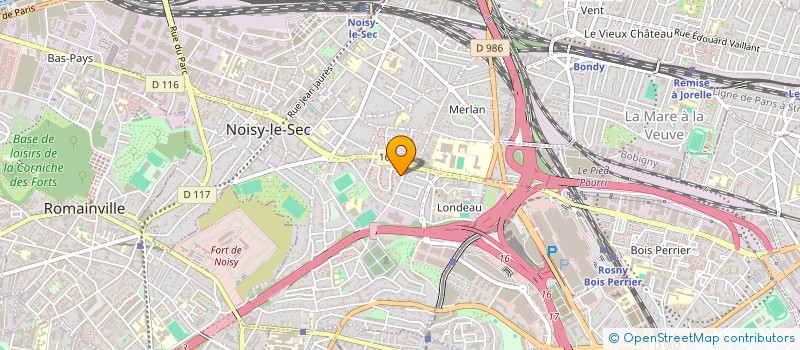 localisation de l'entreprise MONSIEUR BOKARY KEITA à NOISY-LE-SEC