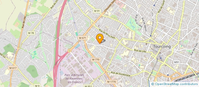 localisation de l'entreprise MONSIEUR BOKWELA LIANZA  TOURCOING