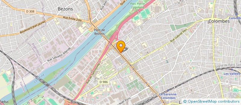 localisation de l'entreprise MONSIEUR BOLIVAR DAMYS  COLOMBES