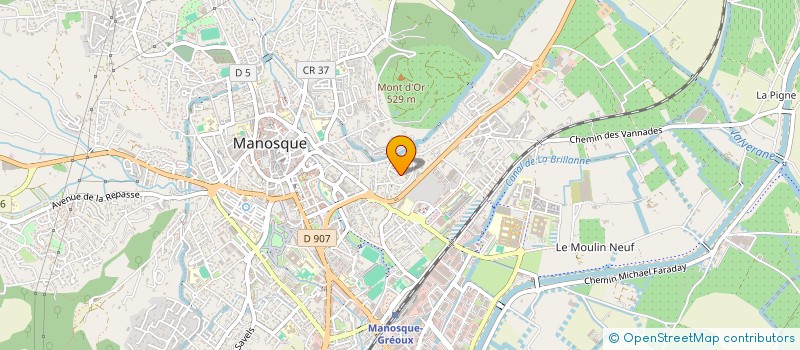 localisation de l'entreprise MONSIEUR BOLZANI LLOVERAS à MANOSQUE