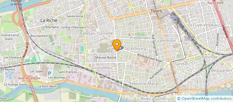 localisation de l'entreprise MONSIEUR BOMBE LOENE  LA RICHE