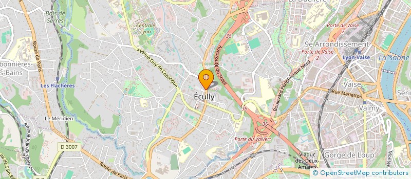 localisation de l'entreprise MONSIEUR BON COUR  ECULLY