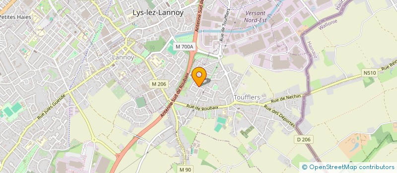 localisation de l'entreprise MONSIEUR BONARINO MELAS  TOUFFLERS