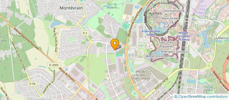 localisation de l'entreprise MONSIEUR BONAVENTURE TAMA FILS  MONTEVRAIN