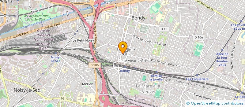 localisation de l'entreprise MONSIEUR BONDY PEREZ  BONDY