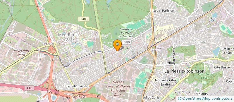 localisation de l'entreprise MONSIEUR BONHEUR SAINT CLAIR à CLAMART