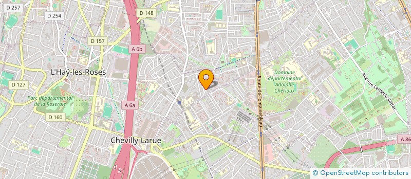 localisation de l'entreprise MONSIEUR BONIFACE AGBADJE  L'HAY-LES-ROSES