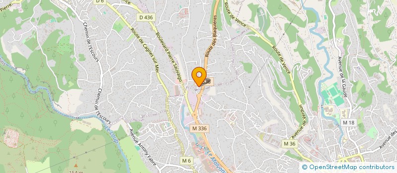 localisation de l'entreprise MONSIEUR BONIFACE MOUCHE à SAINT-PAUL-DE-VENCE