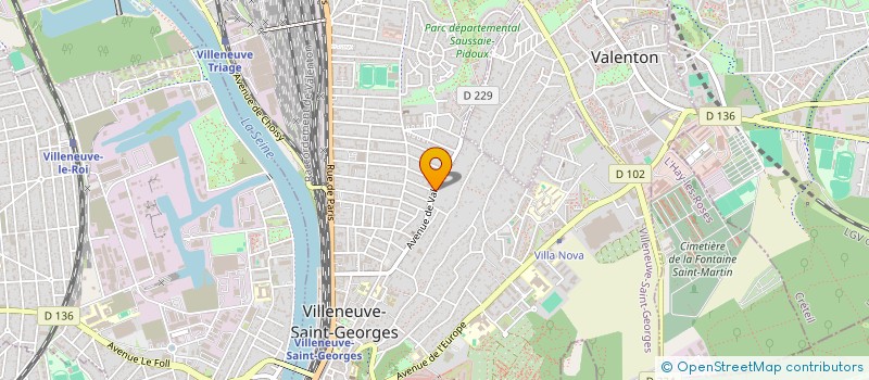 localisation de l'entreprise MONSIEUR BONIFACE NGUYEN à VILLENEUVE-SAINT-GEORGES