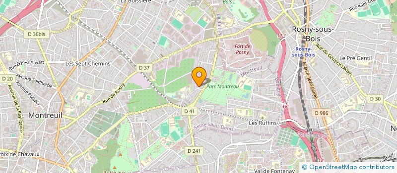 localisation de l'entreprise MONSIEUR BONSOIR à MONTREUIL