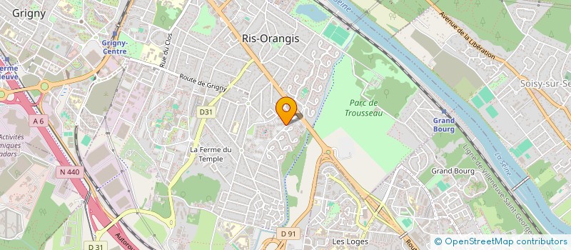 localisation de l'entreprise MONSIEUR BONYAMO TOKALA  RIS-ORANGIS