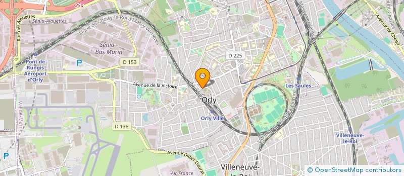 localisation de l'entreprise MONSIEUR BOPOSSA DZOKANGA  ORLY