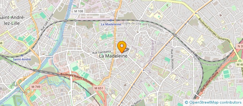 localisation de l'entreprise MONSIEUR BORA AGIRBAS à LA MADELEINE