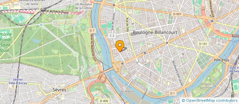localisation de l'entreprise MONSIEUR BORA RADOVANOVIC à BOULOGNE-BILLANCOURT